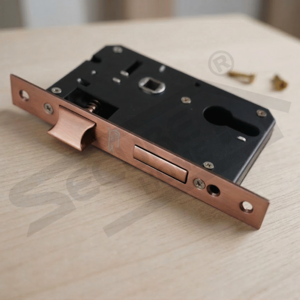 Rose Gold finish Lock Body