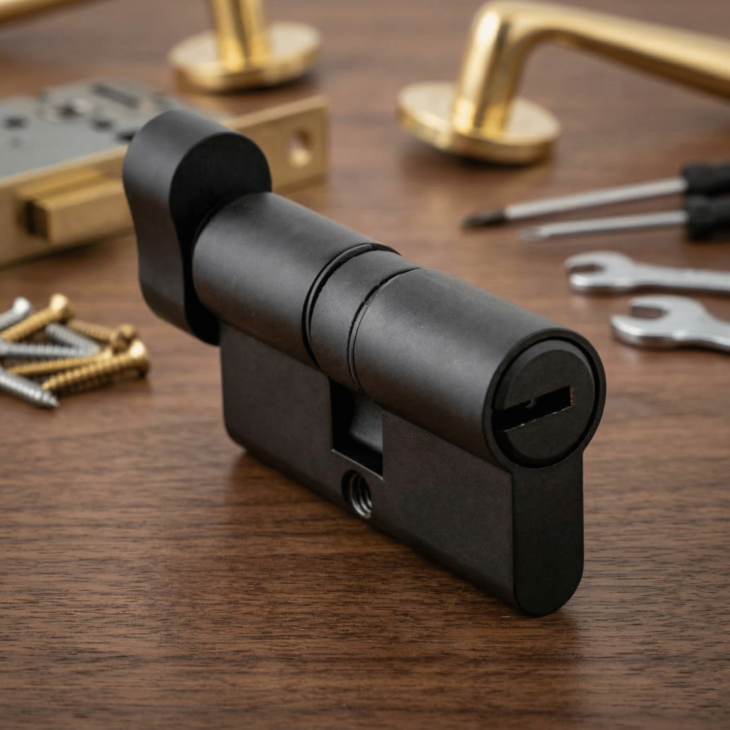 black finish Lock Cylinder