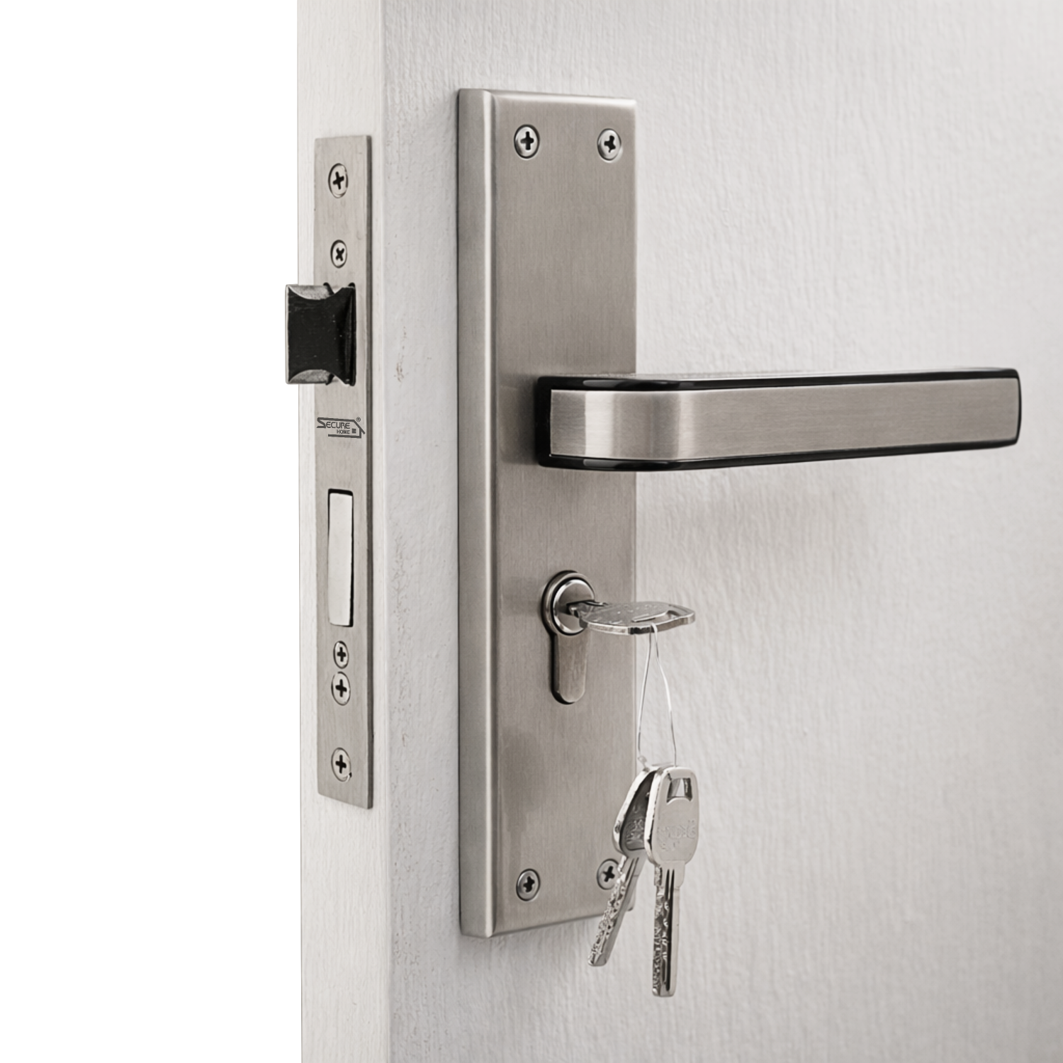 Satin Black Finish Mortise Door lock